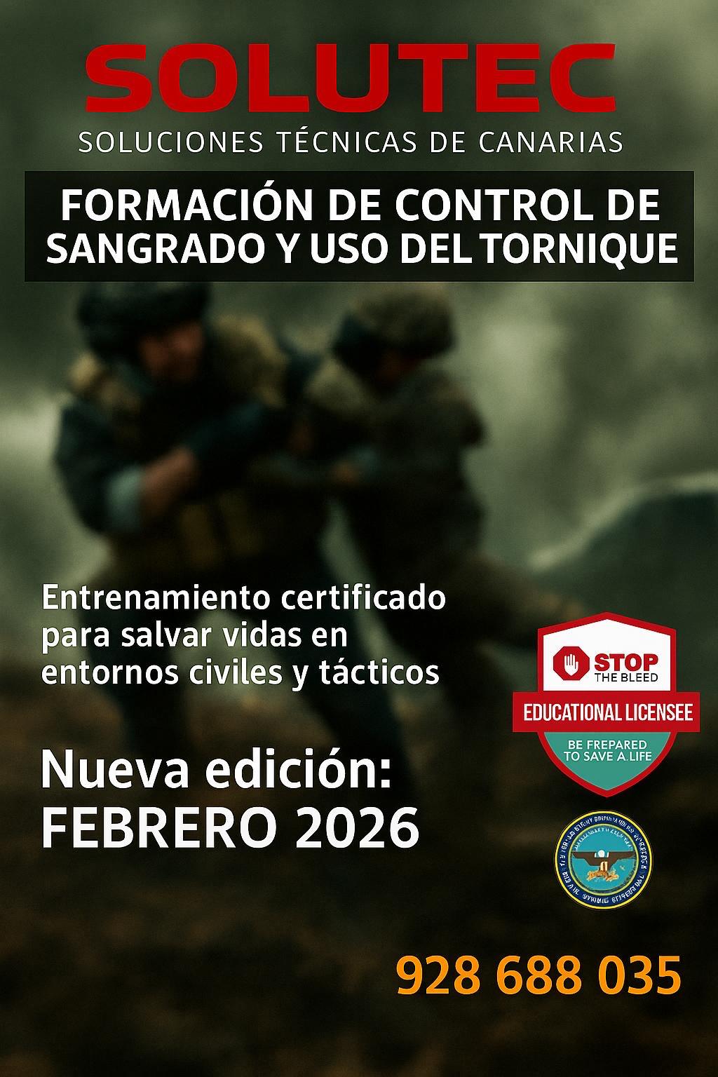 galeria FORMACION DE CONTROL DE HEMORRAGIAS Y USO DEL TORNIQUETE